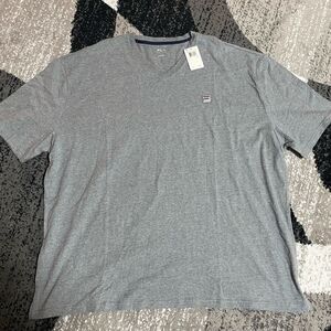 Men's FILA Grey Basic T-Shirt  V-Neck New 3X